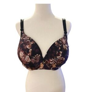 Torrid Purple Rose Satin Bra